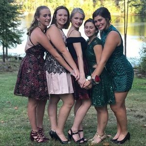 Floral Homecoming Dress